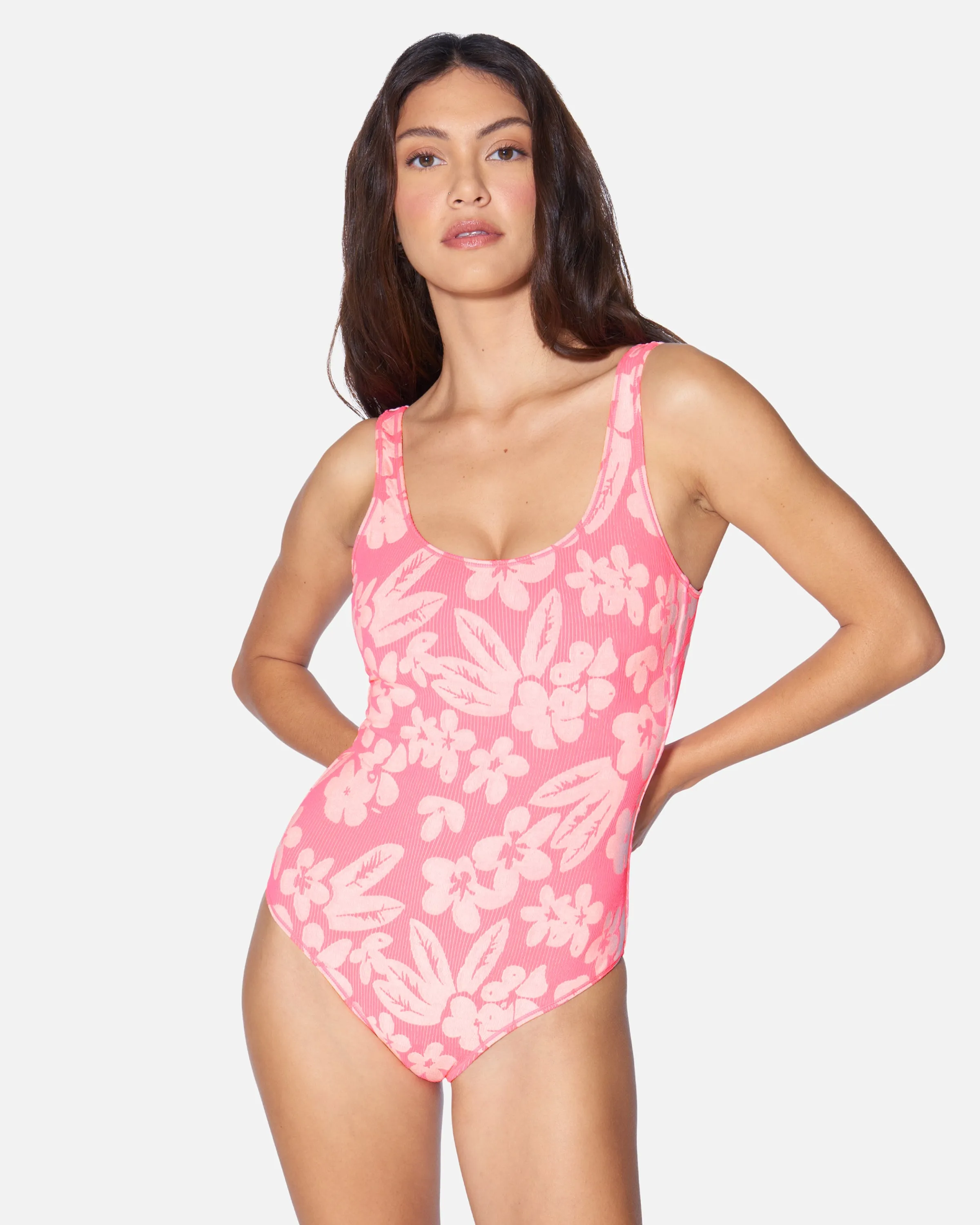 Max Flower Scrunch Moderate One Piece