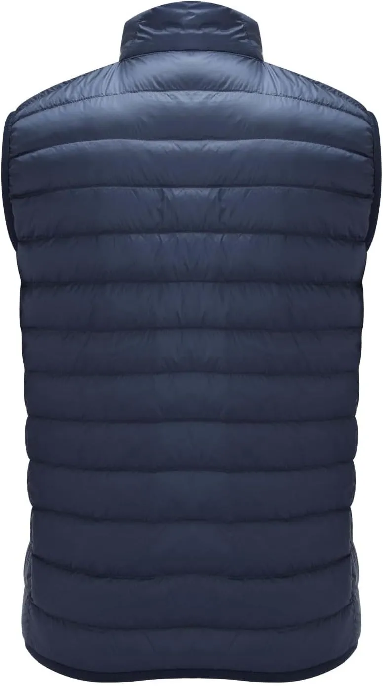 Mens Lightweight Insulated Puffer Vest Stand Collar Sleeveless Jacket Warm Down Outerwear for Work Travel