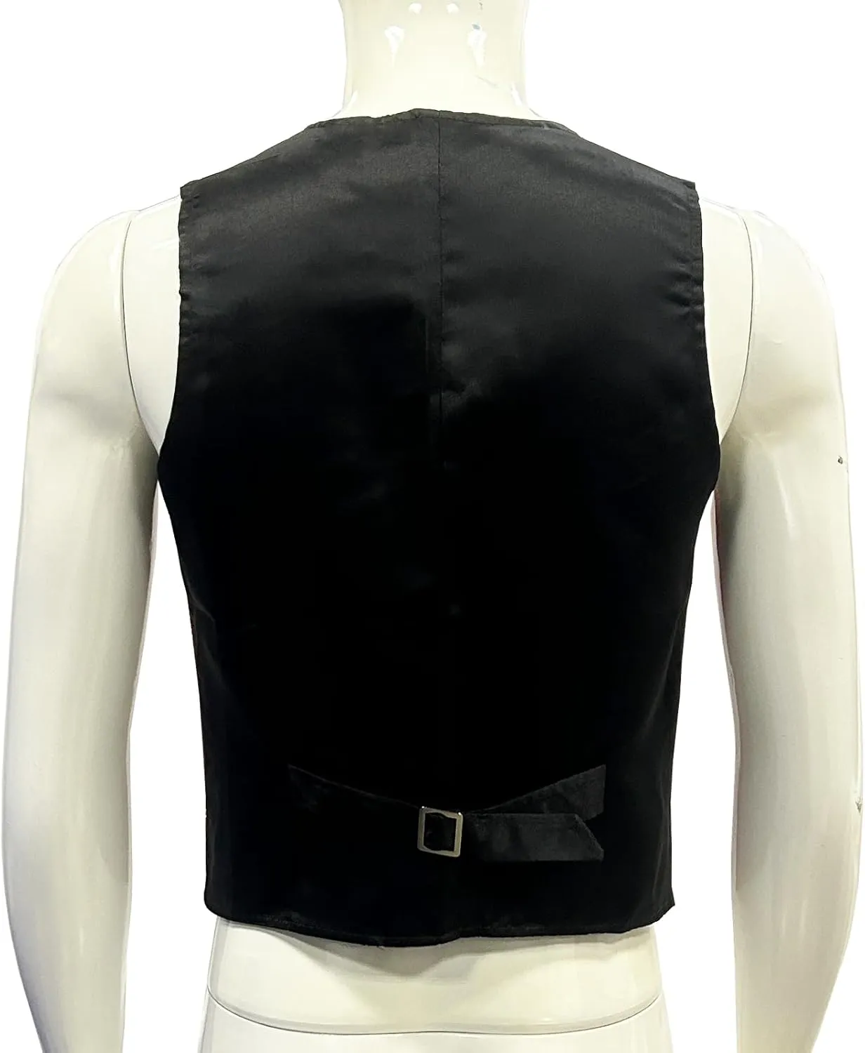 Men's Sequins Vest Slim Fit Christmas Party Vest Hip Hop Disco Dance Waistcoat Performance Show Jacket