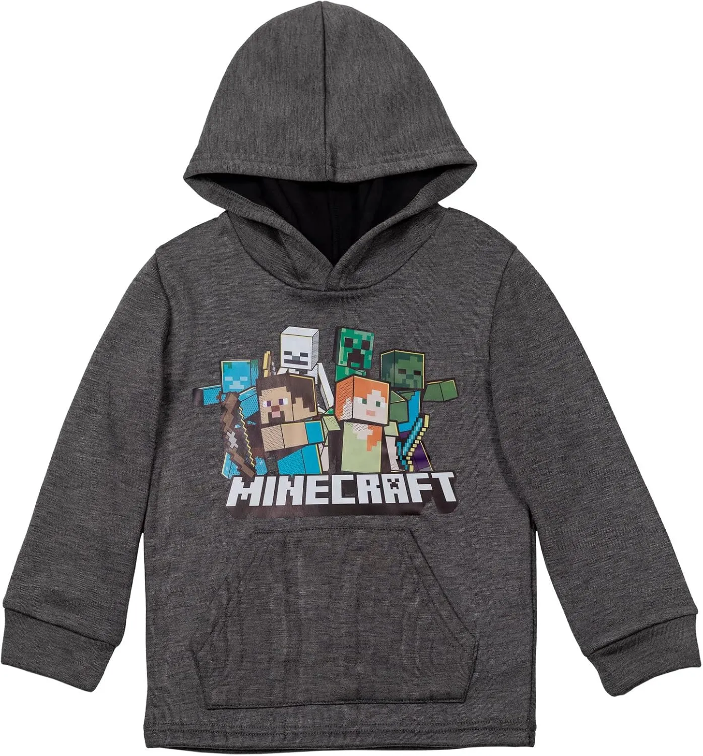 Minecraft Fleece Pullover Hoodie Little Kid to Big Kid Sizes (4-18-20)