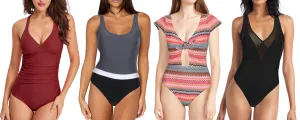 MS-1PH2 - Wholesale Women's Assorted One-Piece Swimsuits