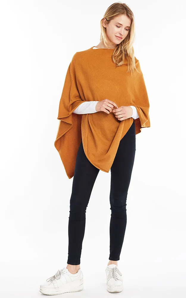 MSF2942  All Year Round Basic Triangle Poncho (New Color)