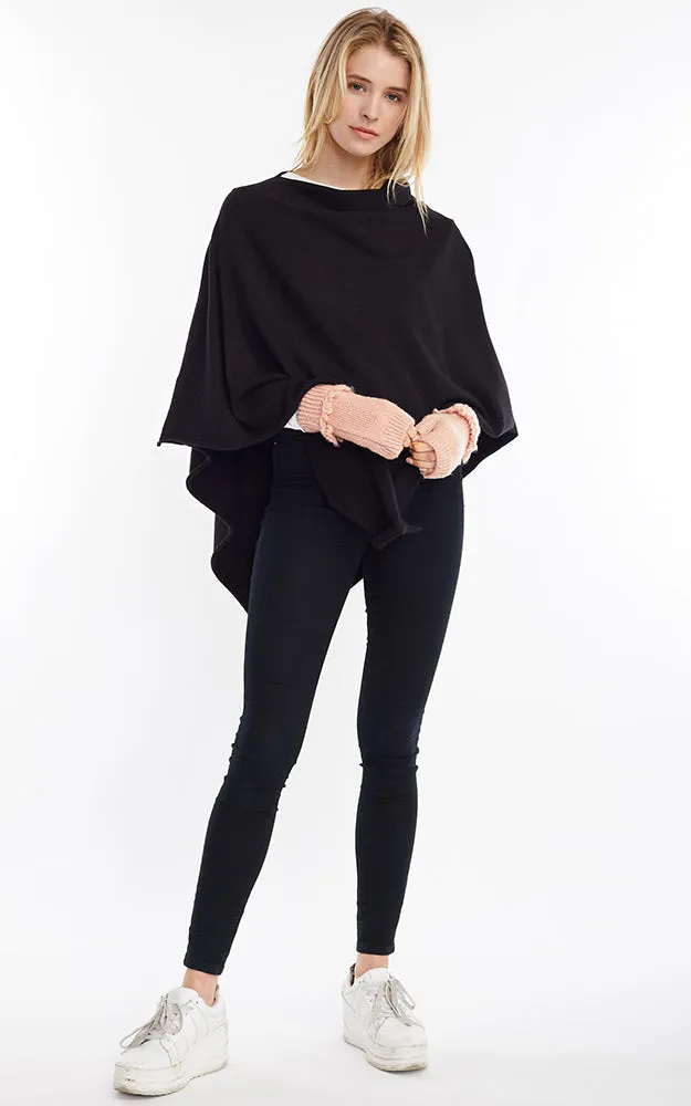 MSF2942  All Year Round Basic Triangle Poncho (New Color)
