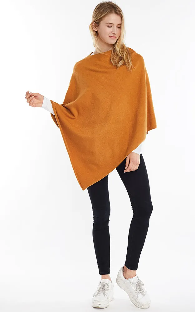 MSF2942  All Year Round Basic Triangle Poncho (New Color)