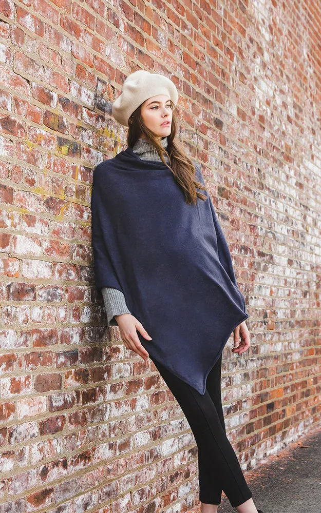 MSF2942  All Year Round Basic Triangle Poncho (New Color)