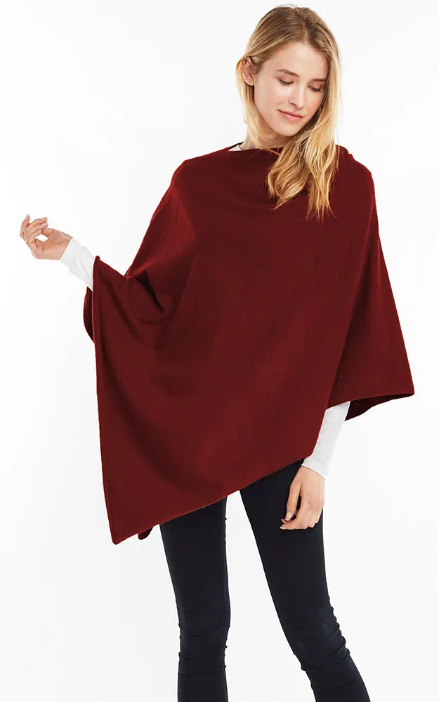 MSF2942  All Year Round Basic Triangle Poncho (New Color)