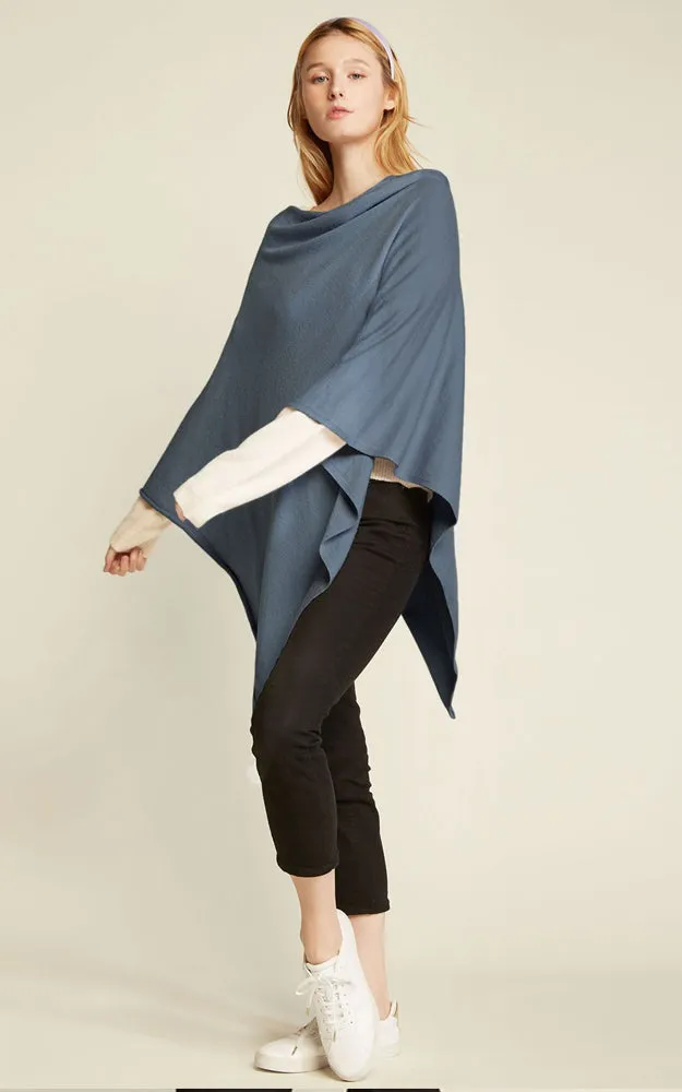 MSF2942  All Year Round Basic Triangle Poncho (New Color)