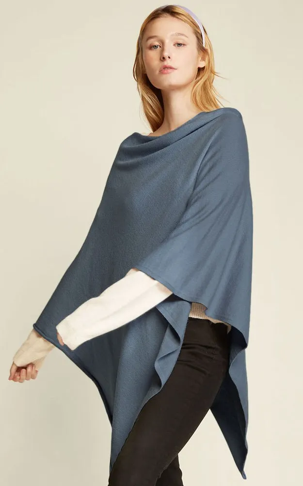 MSF2942  All Year Round Basic Triangle Poncho (New Color)