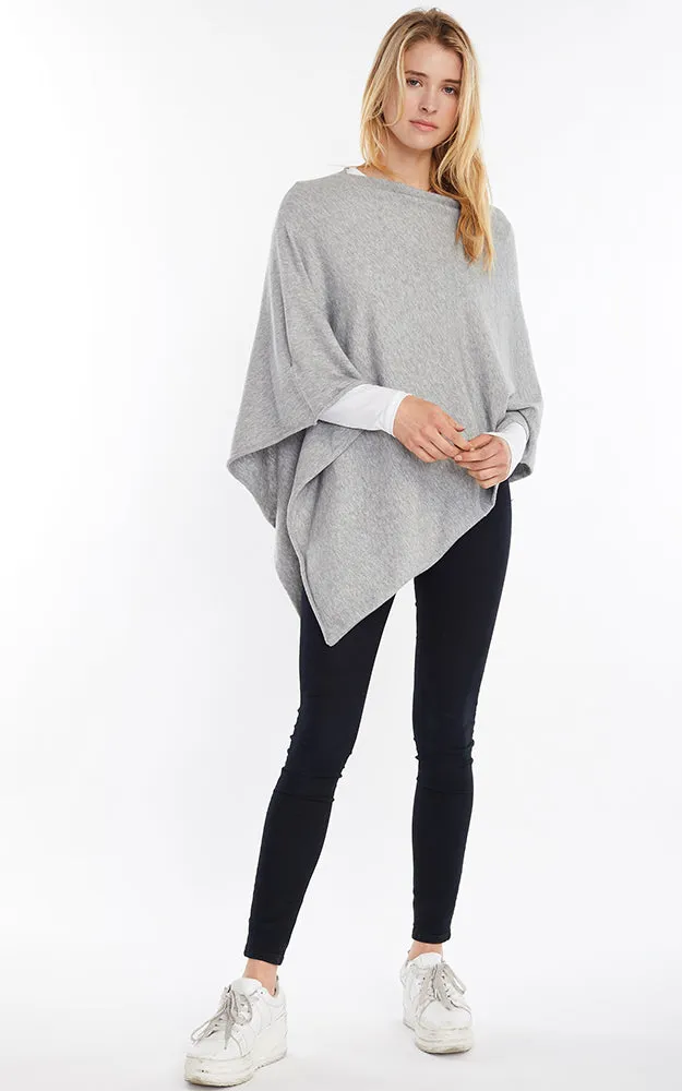 MSF2942  All Year Round Basic Triangle Poncho (New Color)