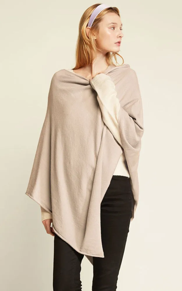 MSF2942  All Year Round Basic Triangle Poncho (New Color)