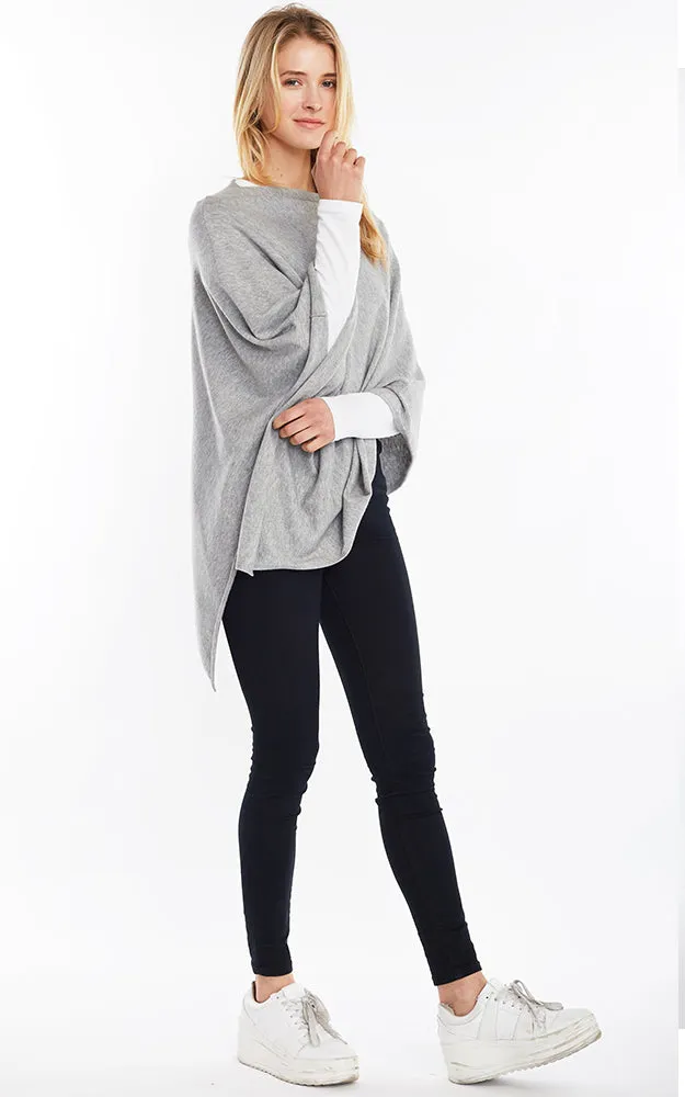 MSF2942  All Year Round Basic Triangle Poncho (New Color)