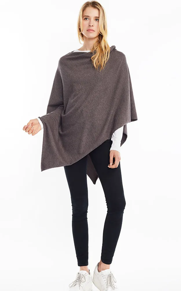 MSF2942  All Year Round Basic Triangle Poncho (New Color)