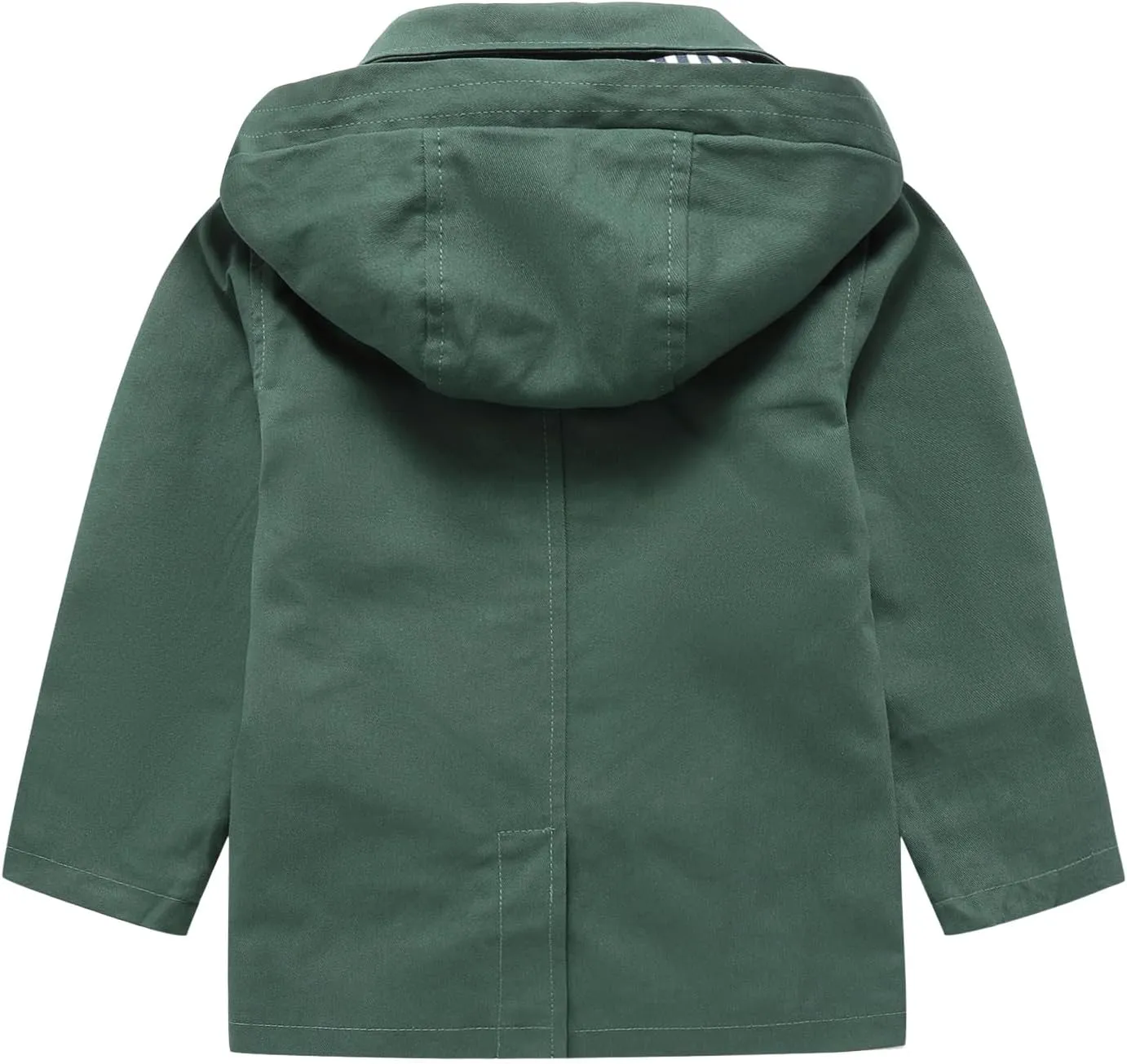 Mud Kingdom Boys Trench Coat Hooded Jacket with Removable Hood Outerwear 2-8 Years