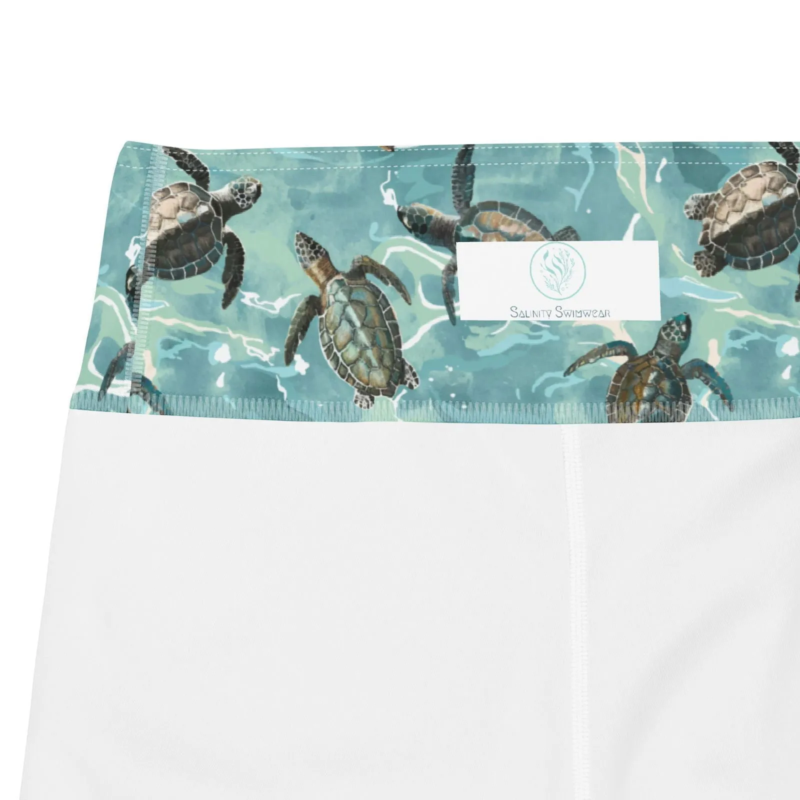 Oceanic Sea Turtle Capri Swim Leggings