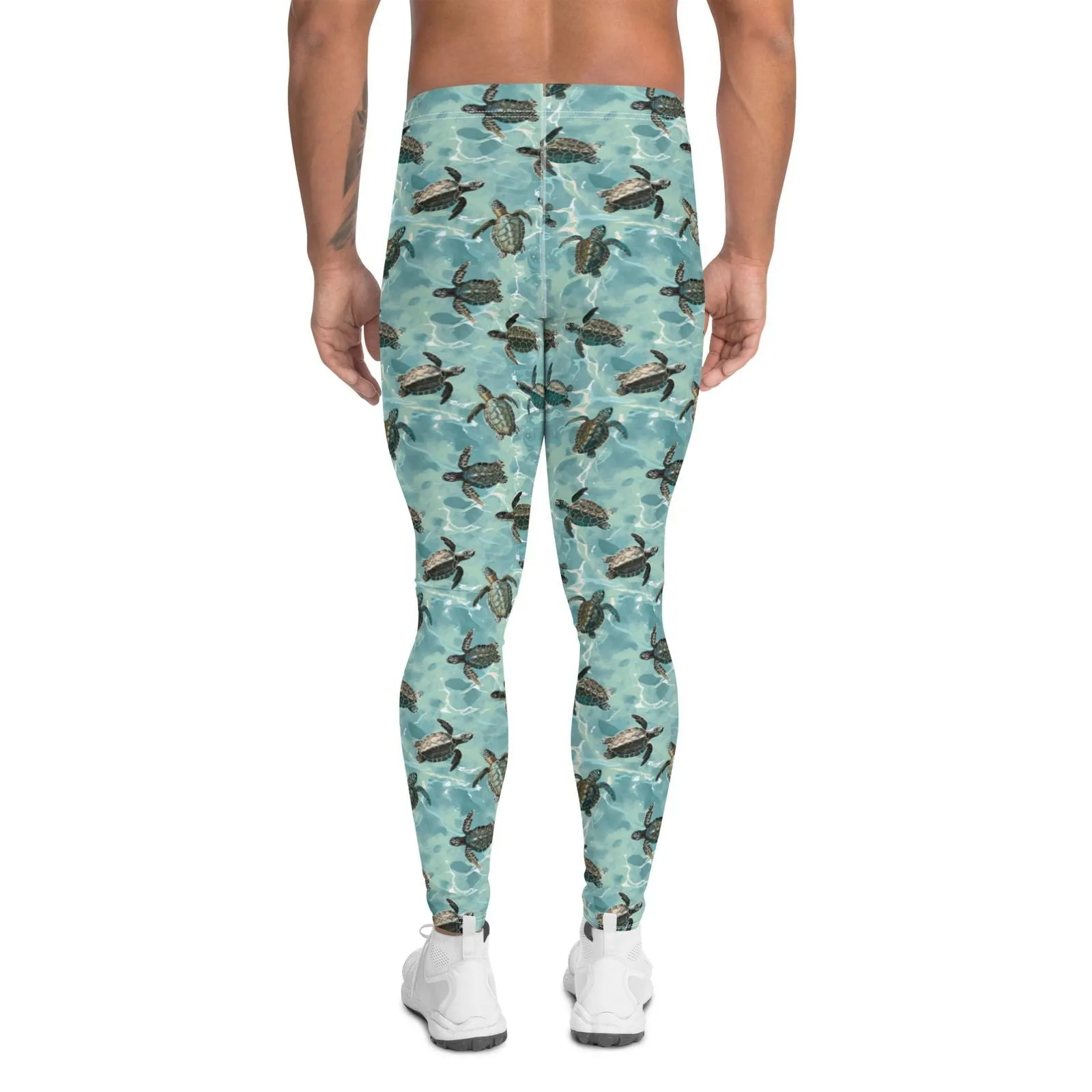 Oceanic Sea Turtle Men's Swim Leggings