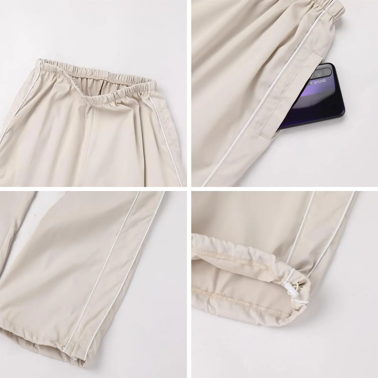 ODIZLI Parachute Pants for Women Y2k Low Rise Loose Cargo Pants Streetwear Oversized Baggy Sweatpants Joggers Pants