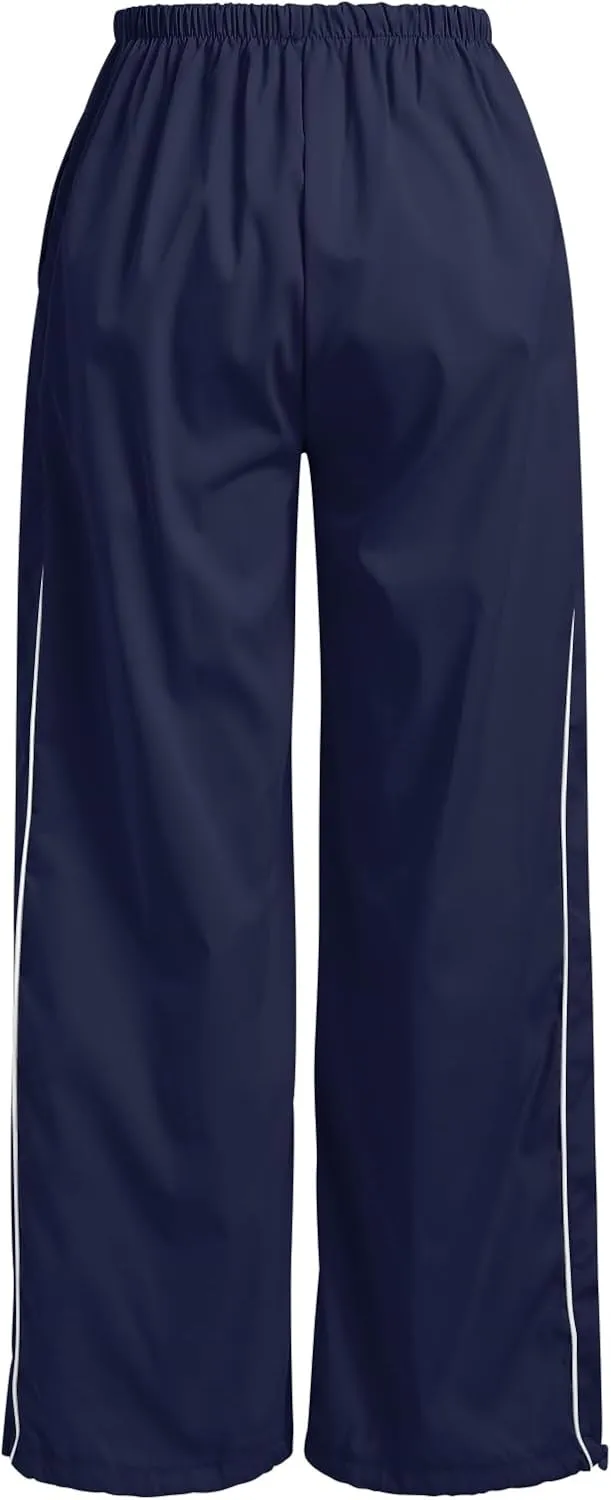 ODIZLI Parachute Pants for Women Y2k Low Rise Loose Cargo Pants Streetwear Oversized Baggy Sweatpants Joggers Pants