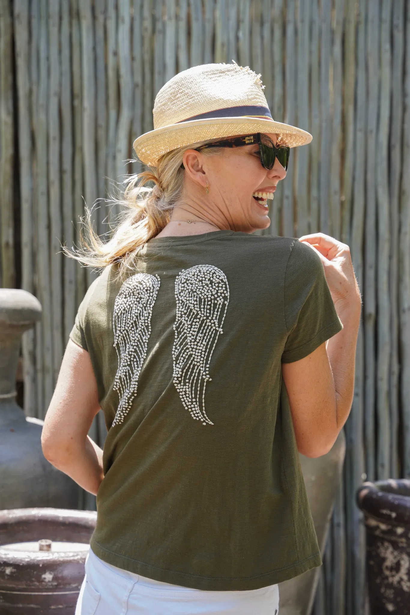 Olive Angel Tee