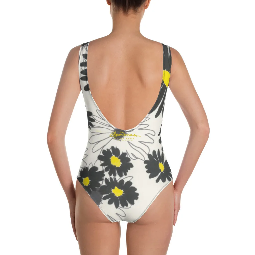 One-Piece Daisy Bathing Suit
