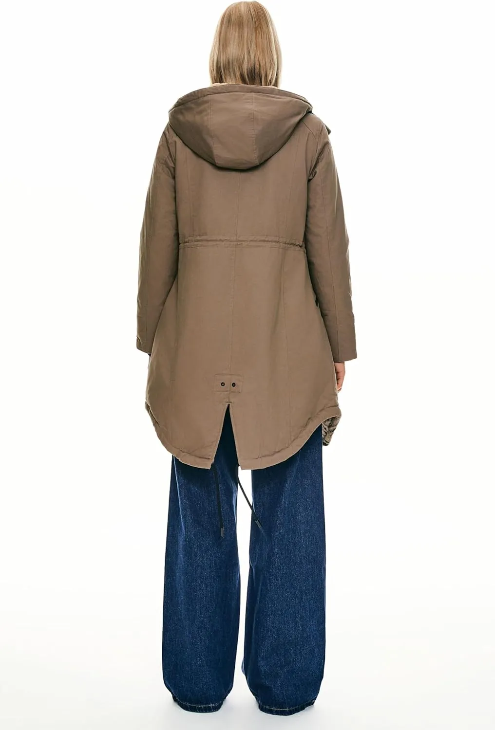 Orolay Women's Thicken Fleece Lined Parka Winter Coat Hooded Jacket with Pockets