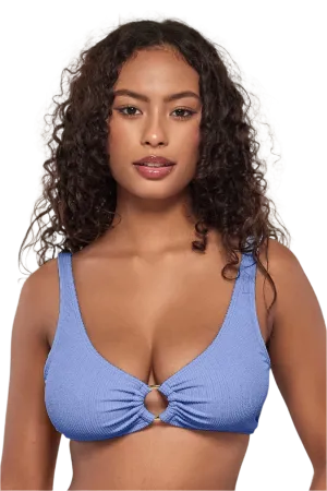 Pacifica Oceana Bikini Bralette Top - Hydrangea