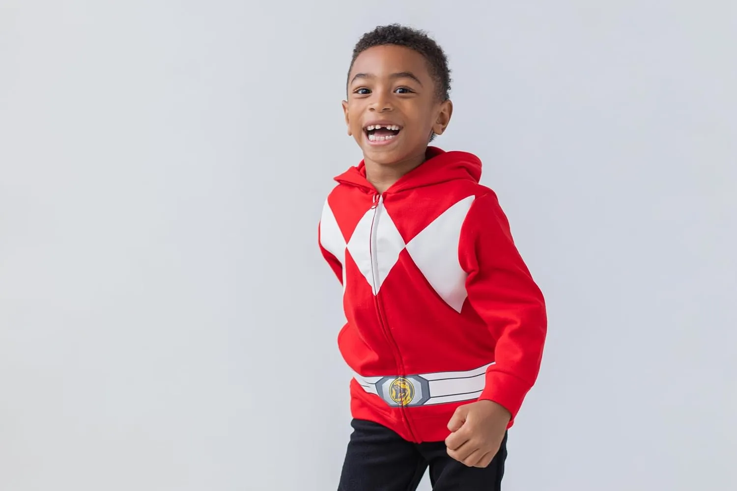 Power Rangers Blue Ranger Fleece Zip Up Hoodie for Toddler to Big Kid