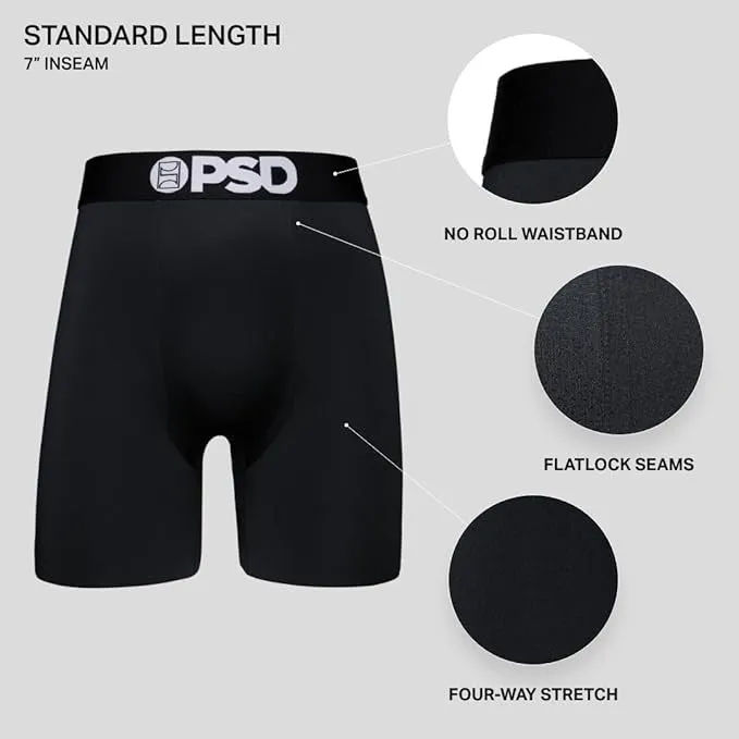 PSD Men's Multicolor Guap Boxer Briefs Small Underwear - 324180042-MUL-S