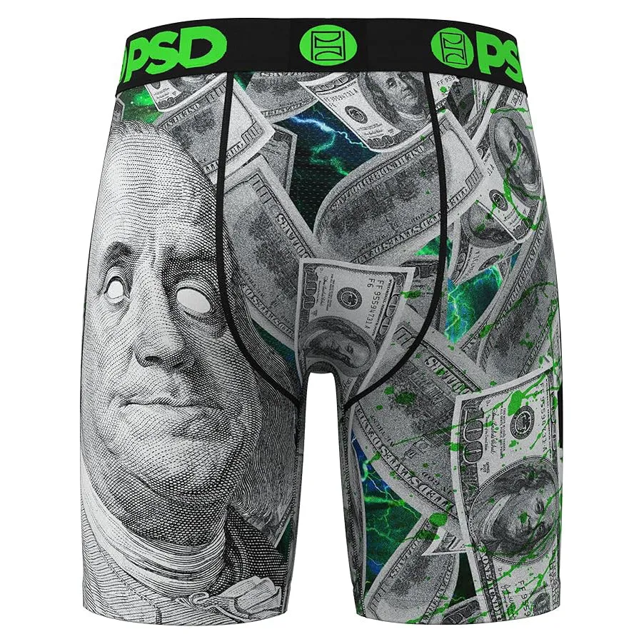 PSD Men's Multicolor Guap Boxer Briefs Small Underwear - 324180042-MUL-S