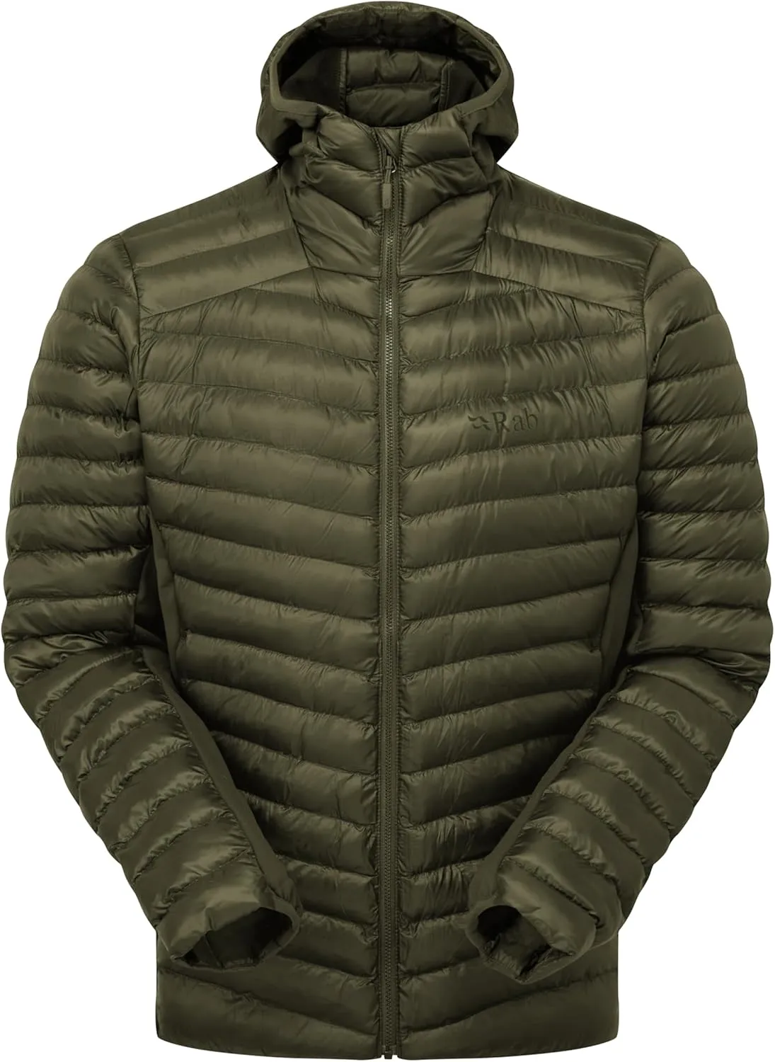 Rab Men's Cirrus Flex Hoodie Jacket, Lightweight Insulated Puffer Coat for Hiking