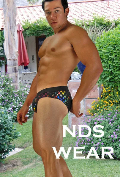 Rainbow Snake Pouch Mens Bikini -  Clearance