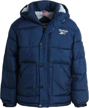 Reebok Boys' Winter Coat - Heavyweight Quilted Puffer Snow Parka - Weather Resistant Ski Jacket for Boys (8-20)
