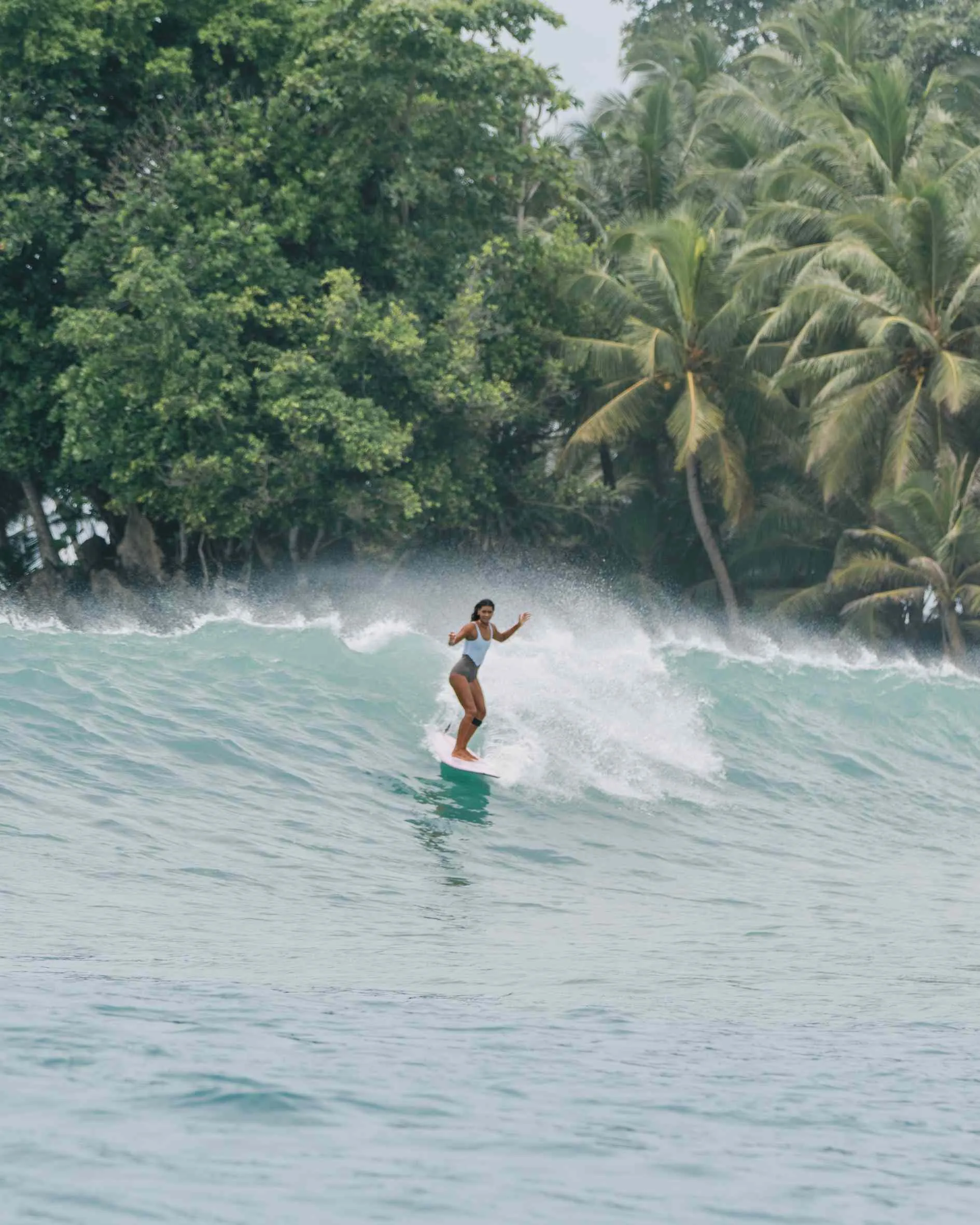 Retro Surf Suit in Two Tone