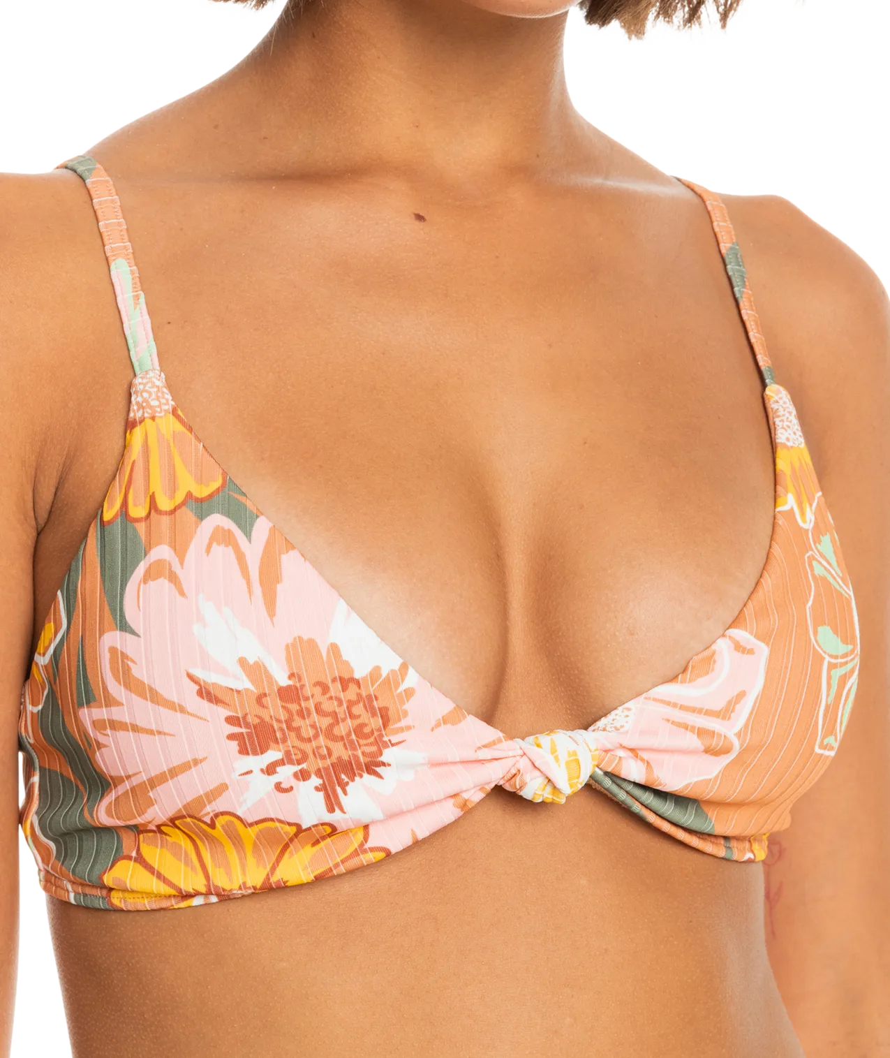Roxy PT Rib Roxy Love The Surf Knot Top-Toasted Nut