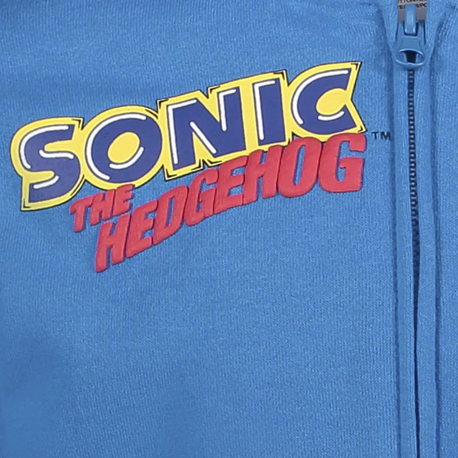 SEGA Sonic the Hedgehog Shadow Knuckles Fleece Zip Up Hoodie Toddler to Big Kid