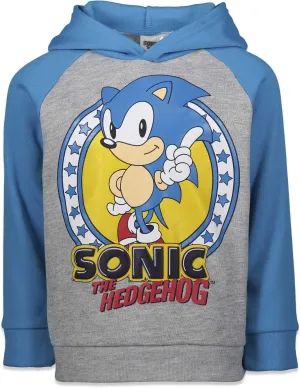 SEGA Sonic the Hedgehog Tails Knuckles Hoodie Toddler to Big Kid