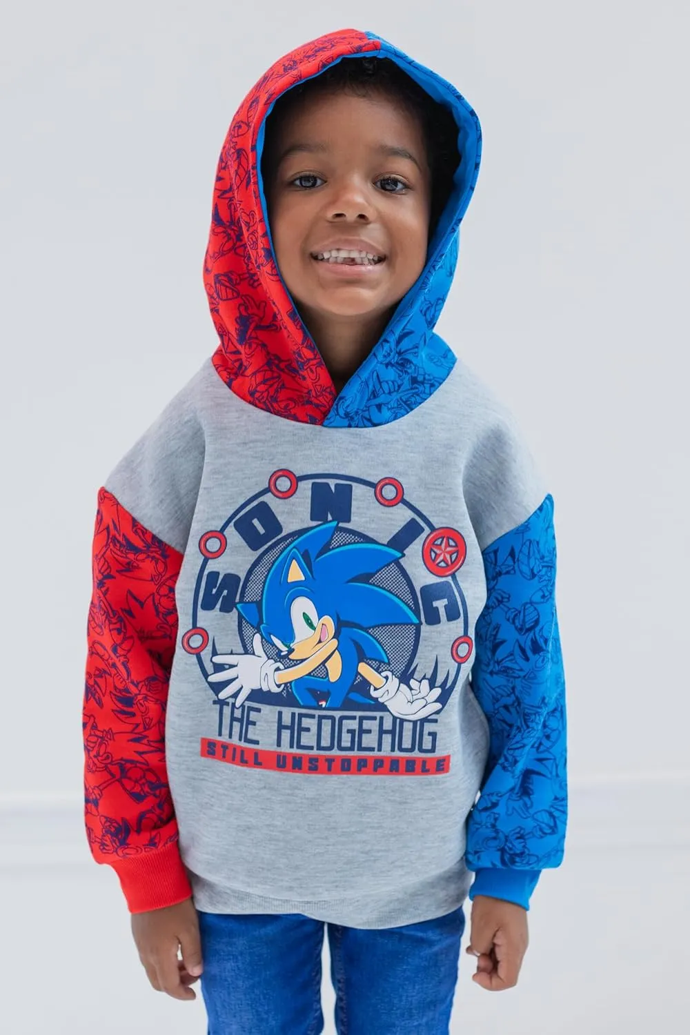 SEGA Sonic the Hedgehog Tails Knuckles Hoodie Toddler to Big Kid