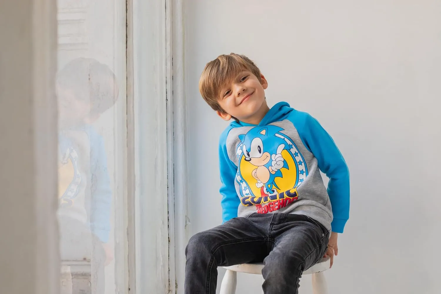 SEGA Sonic the Hedgehog Tails Knuckles Hoodie Toddler to Big Kid