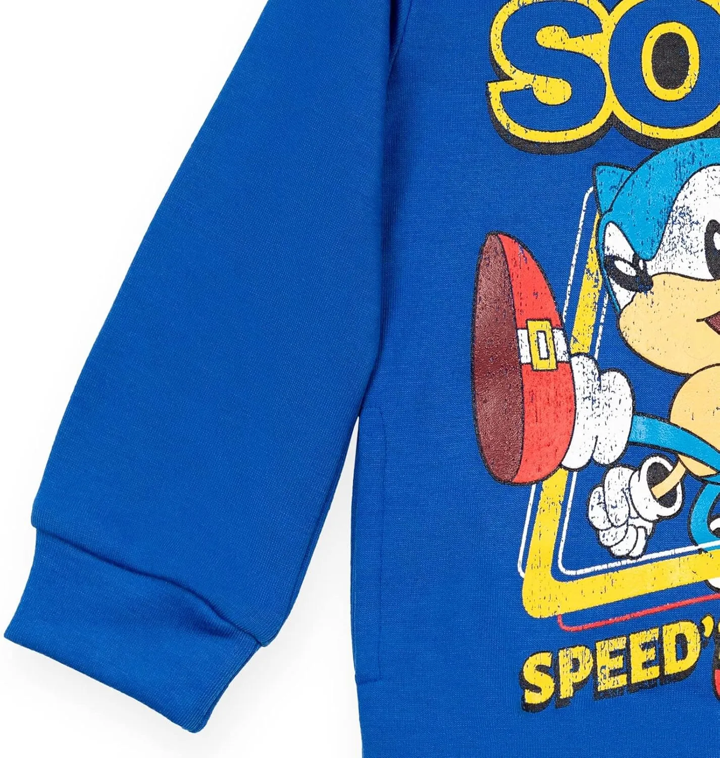 SEGA Sonic the Hedgehog Tails Knuckles Hoodie Toddler to Big Kid