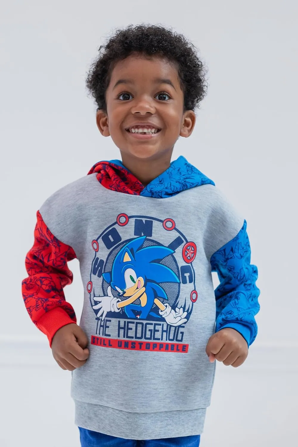 SEGA Sonic the Hedgehog Tails Knuckles Hoodie Toddler to Big Kid