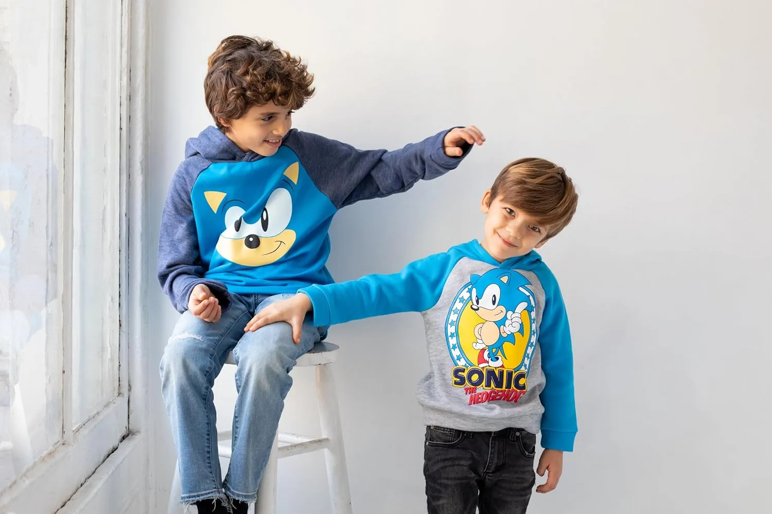 SEGA Sonic the Hedgehog Tails Knuckles Hoodie Toddler to Big Kid