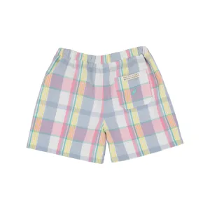 Shelton Shorts Tennis Pro Plaid With Turks Teal Stork