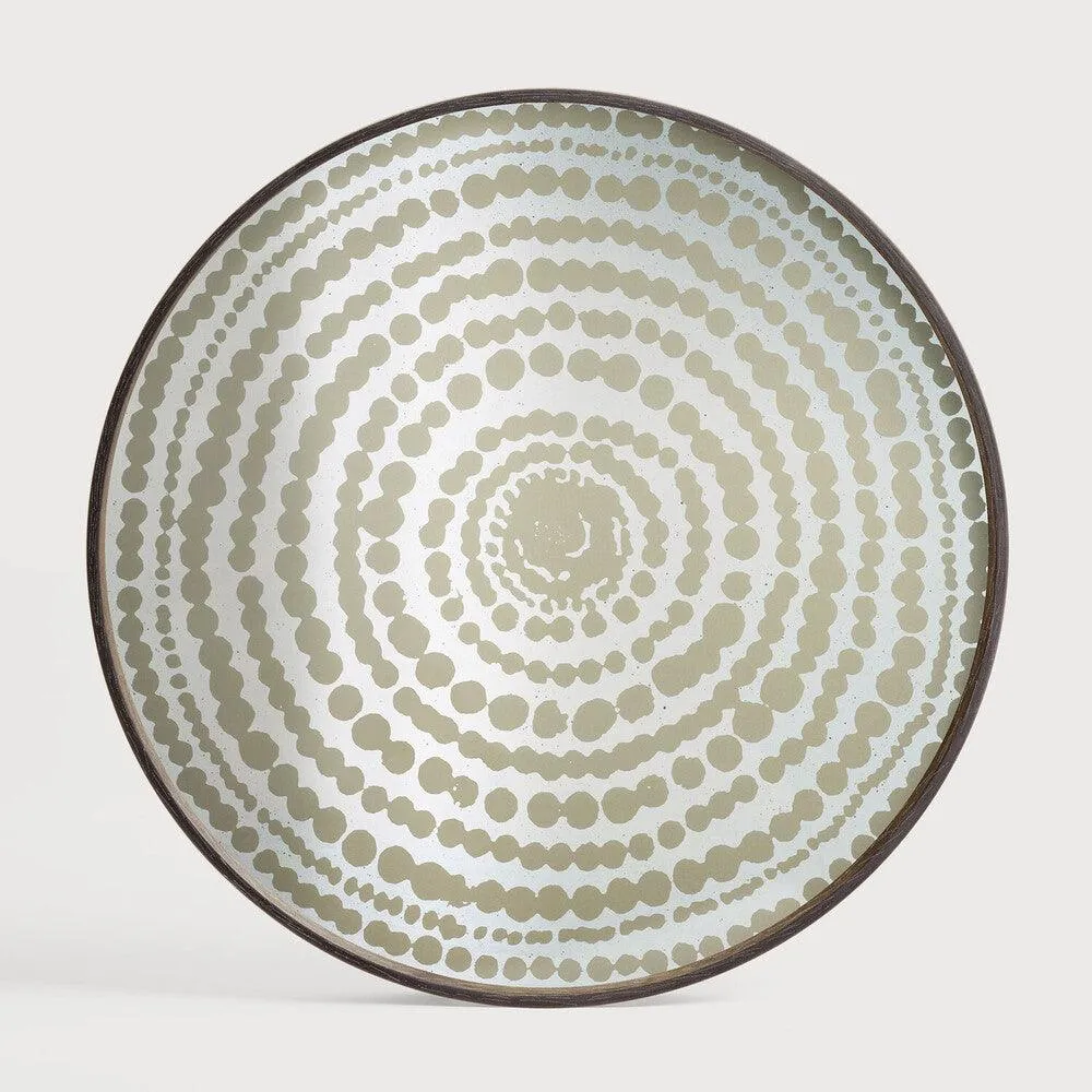 Small Tray Round Coffee Table Set