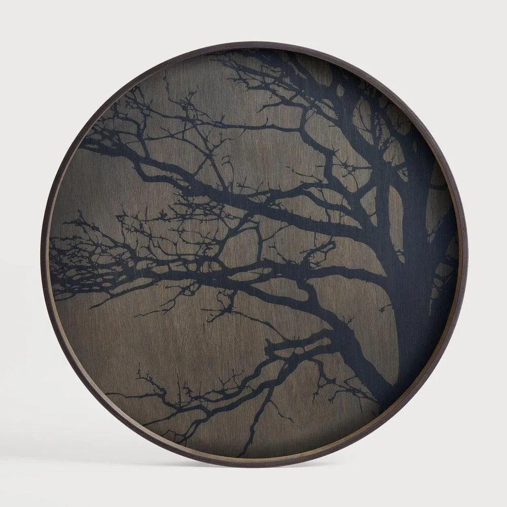 Small Tray Round Coffee Table Set