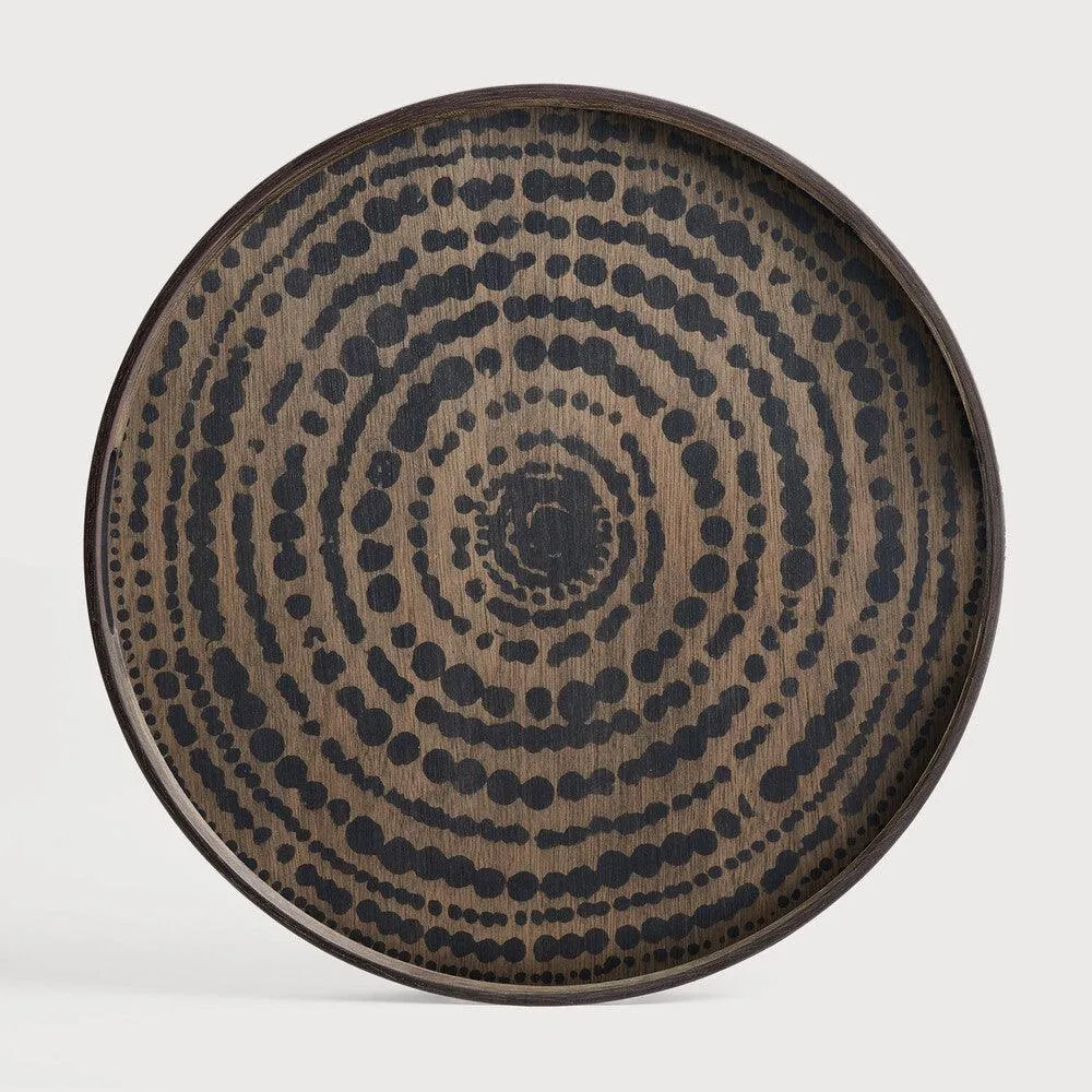 Small Tray Round Coffee Table Set