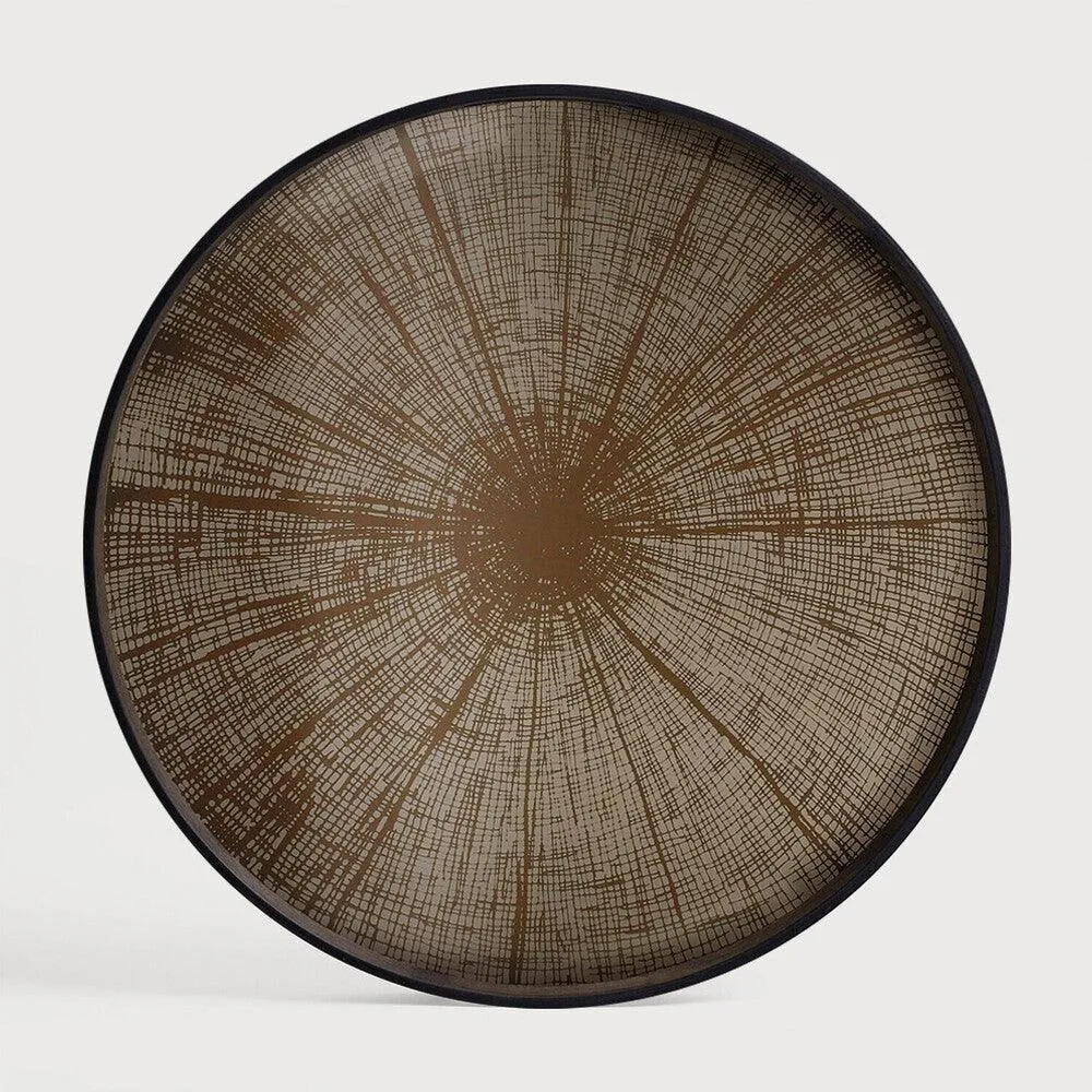 Small Tray Round Coffee Table Set