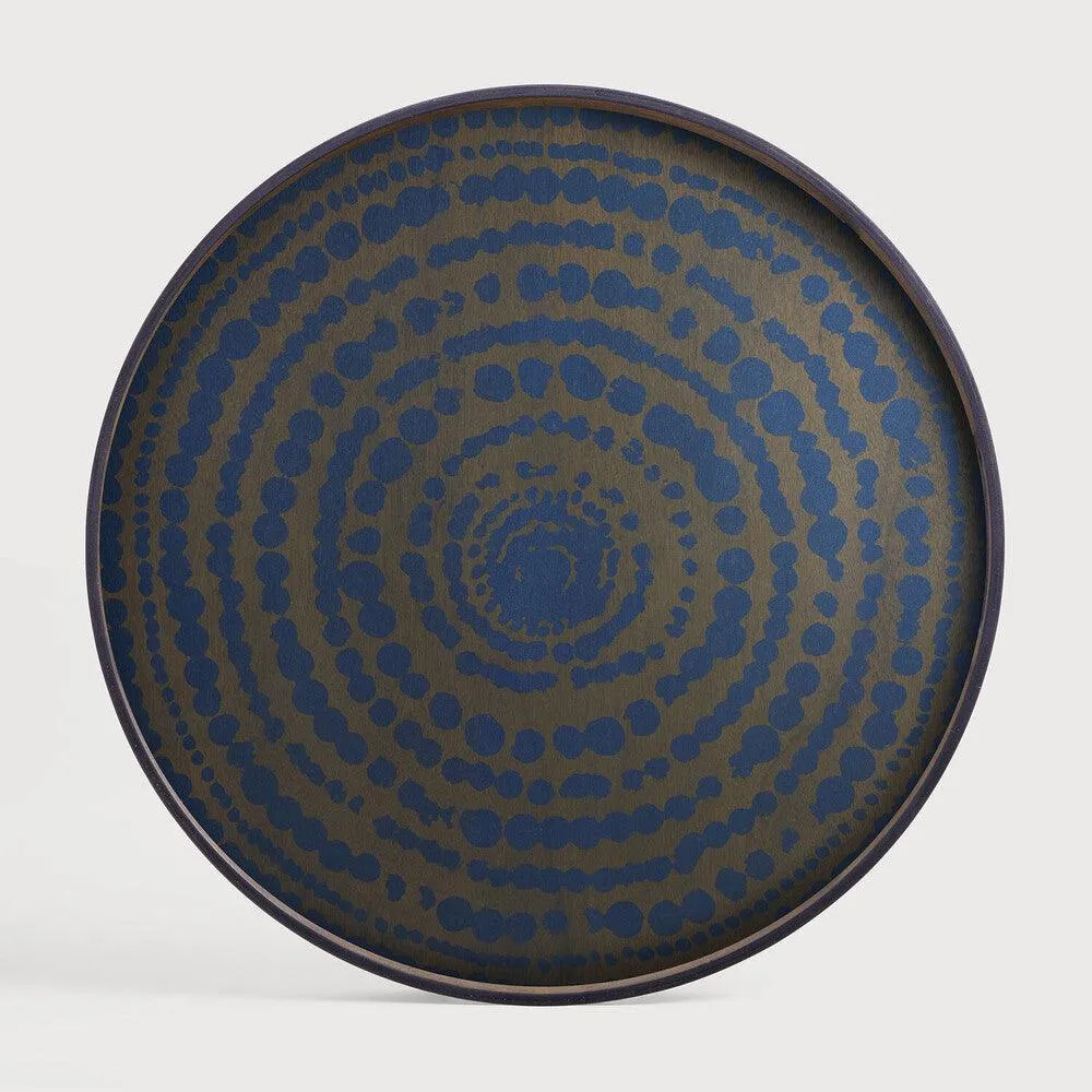 Small Tray Round Coffee Table Set
