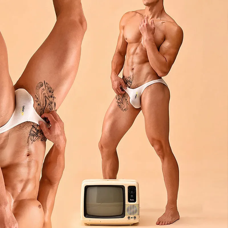 Solid Color Comfortable Briefs