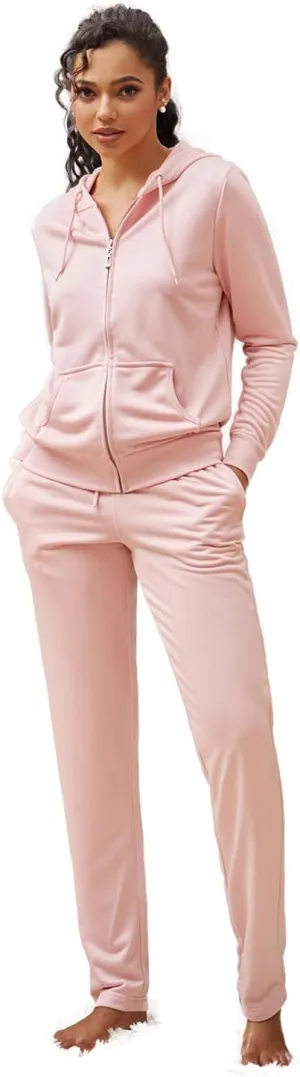 TanBridge Sweatsuits For Women Set 2 Pieces Track Suits Zip Up Hoodie & Pant Matching Jogging Suits For Women