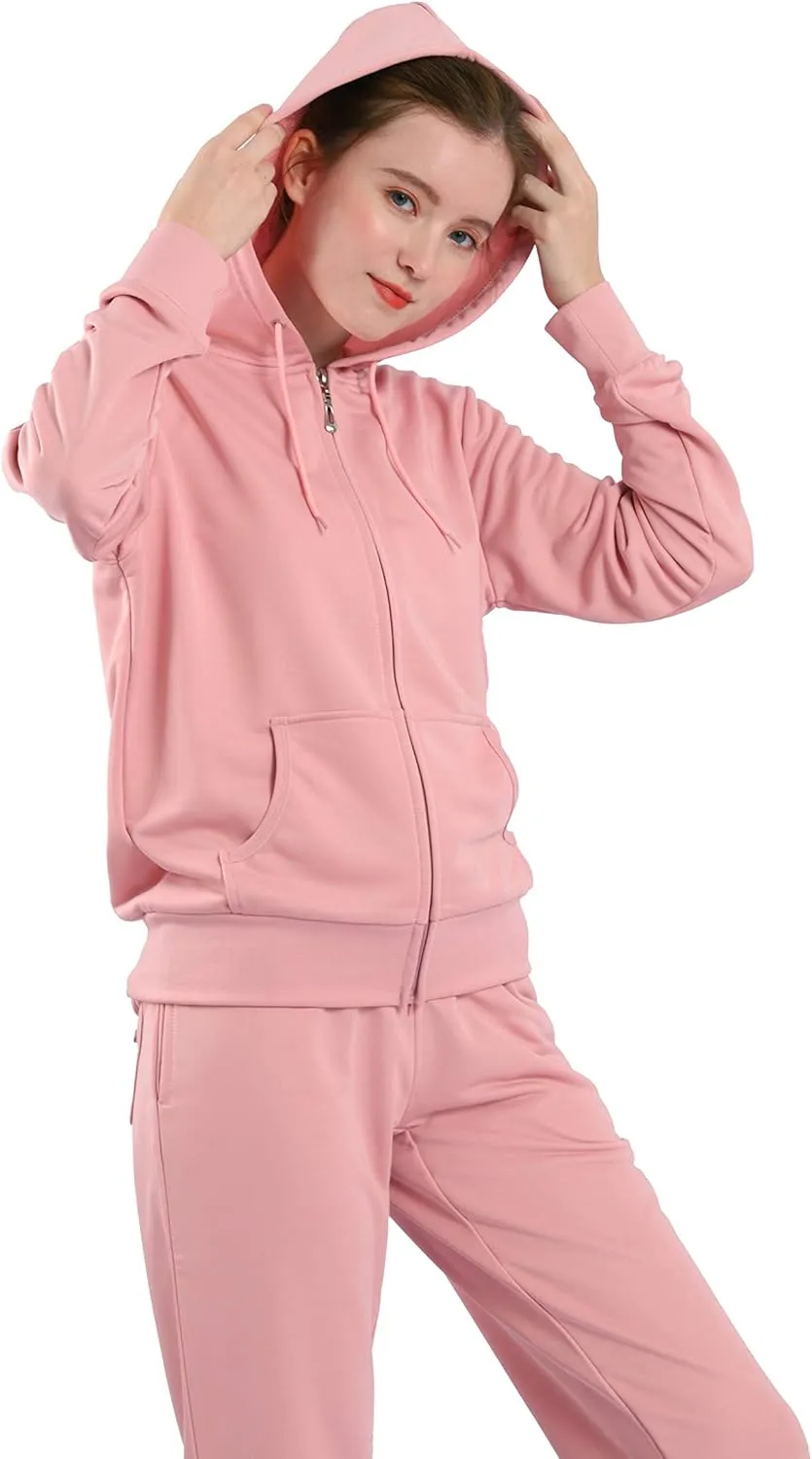 TanBridge Sweatsuits For Women Set 2 Pieces Track Suits Zip Up Hoodie & Pant Matching Jogging Suits For Women