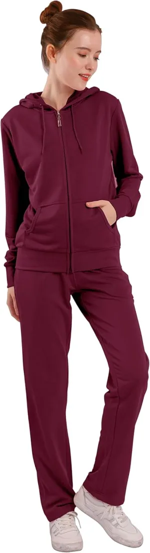 TanBridge Sweatsuits For Women Set 2 Pieces Track Suits Zip Up Hoodie & Pant Matching Jogging Suits For Women